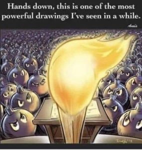 cartoon trump flame incendiary